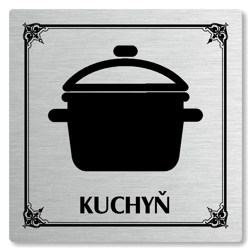 Kuchyň, 100x100mm, stříbrná, Nebraska